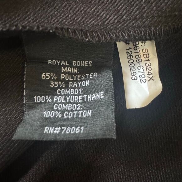 Royal Bones Tripp NYC Black Pleated Skirt Size 5 Goth Post Punk Emo Alt Scene - Picture 5 of 7